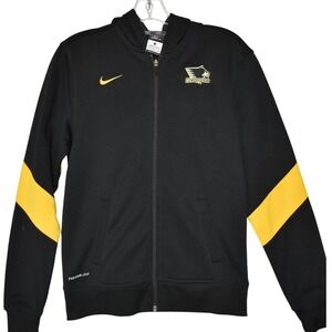 Nike Michigan Huskies Therma-FIT Full Zip‎ Jacket Black Yellow S